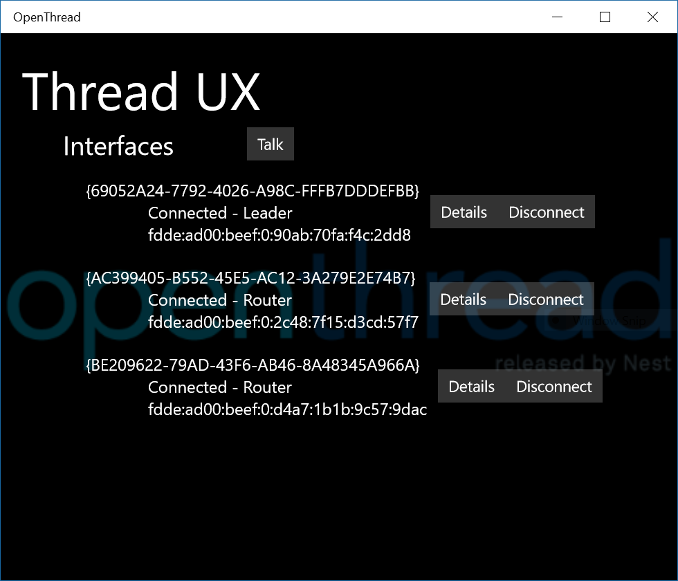 Interface List